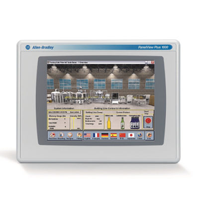 DE EINDmodule VAN PLC 2711P-T10C4D8 PANELVIEW